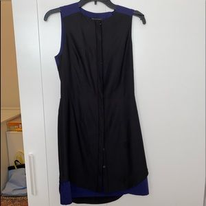 Armani Exchange Black and Blue Dress